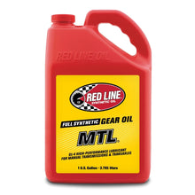 Load image into Gallery viewer, Red Line MTL 75W80 GL-4 Gear Oil - Gallon Red Line