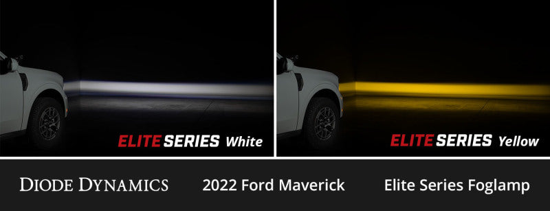 Diode Dynamics 2022+ Ford Maverick Elite Series Add-On LED Fog Light Kit Cool White-Fog Lights-Diode Dynamics