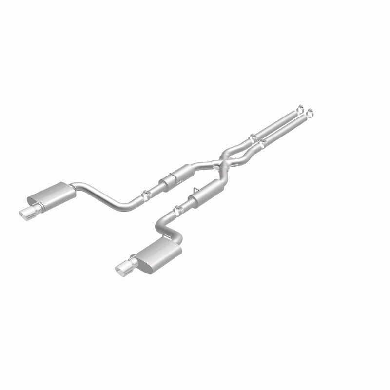 MagnaFlow 11-12 Dodge Charger SRT-8 Hemi Dual Split Rear Exit Stainless Cat-Back Performance Exhaust-Catback-Magnaflow