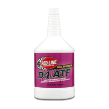 Load image into Gallery viewer, Red Line D4 ATF - Quart Red Line
