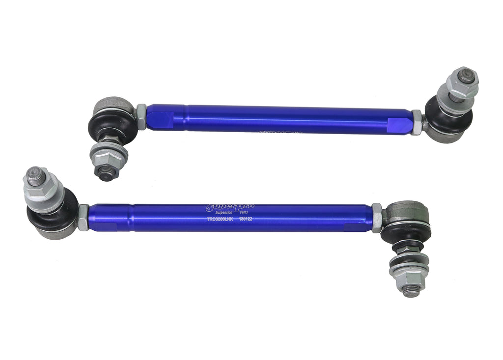Superpro SuperPro 2001 Toyota Highlander Limited Front HD Adjustable End Link Set (12mm Studs 254mm-305mm)