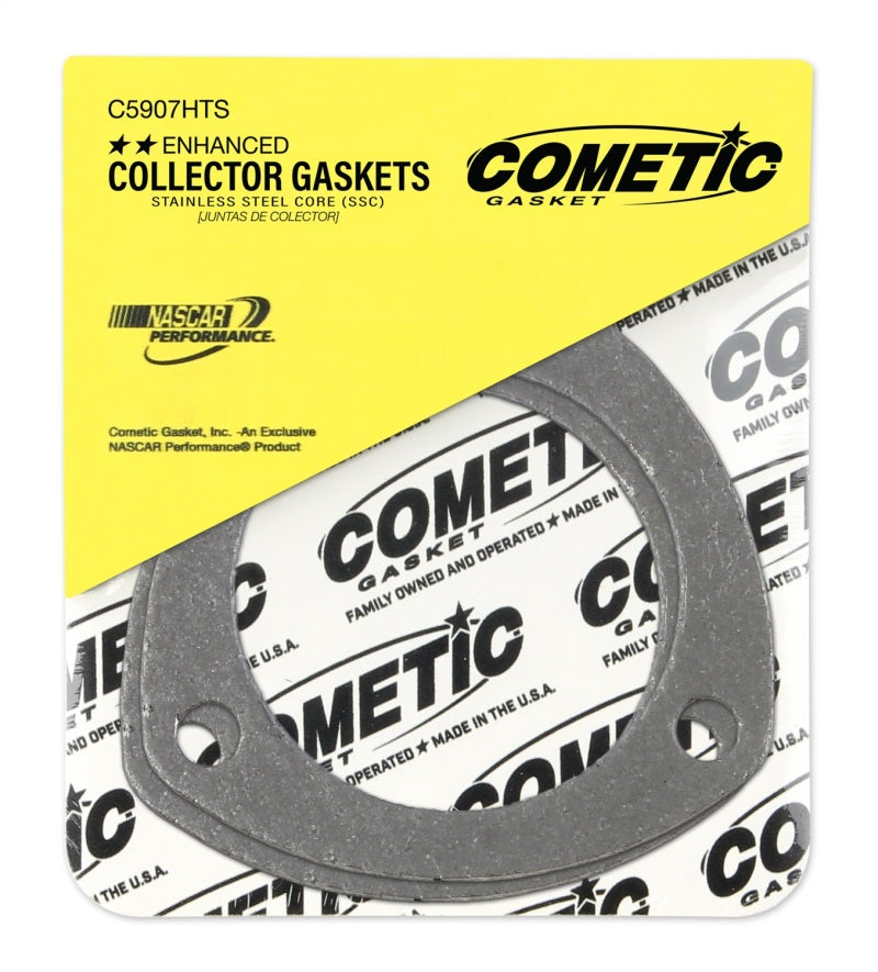 CGSC5907HTS-Cometic 3.0in HTS Header Collector Gasket Set - .060in DIA Port/3.875 Bolt Circle-Exhaust Gaskets-Cometic Gasket