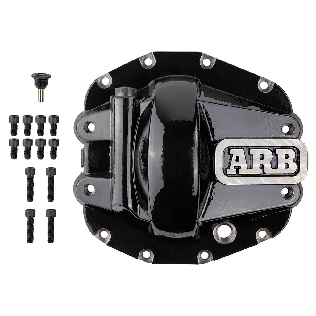 ARB ARB Diff Cover Blk Jeep JL Rubicon Front