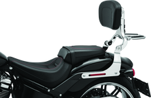 Load image into Gallery viewer, KUR7081-Kuryakyn Fixed Mounts Multi-Purpose Driver &amp; Passenger Backrest 18-Up Softail Black-Seats-Kuryakyn