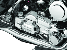 Load image into Gallery viewer, KUR7877-Kuryakyn Transmission Shroud 07-08 Touring with True Dual Exhaust-Exterior Trim-Kuryakyn