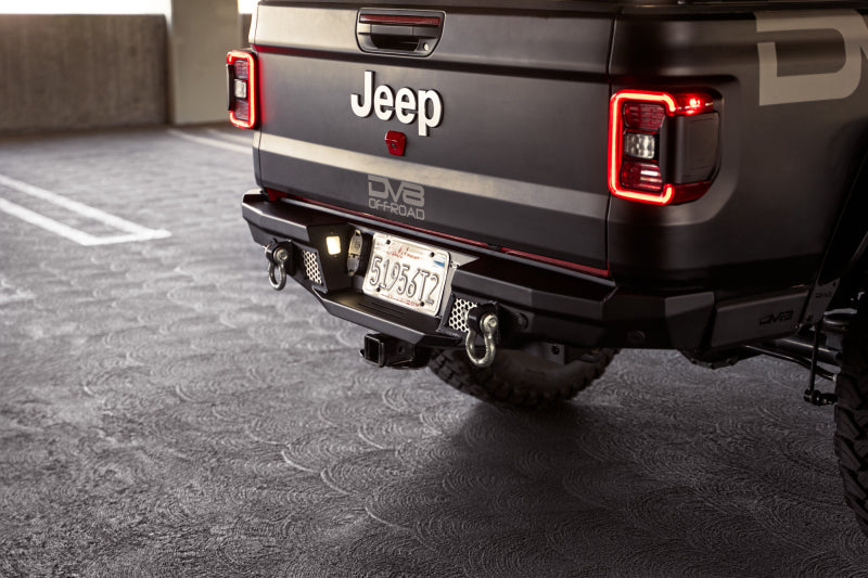 DVERBGL-06-DV8 Offroad 20-23 Jeep Gladiator JT MTO Series Rear Bumper-Bumpers - Steel-DV8 Offroad