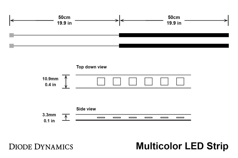 DIODD0442-Diode Dynamics RGBW Multicolor Underglow LED Kit-Light Strip LED-Diode Dynamics