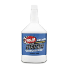 Load image into Gallery viewer, Red Line 0W20 Motor Oil - Quart Red Line