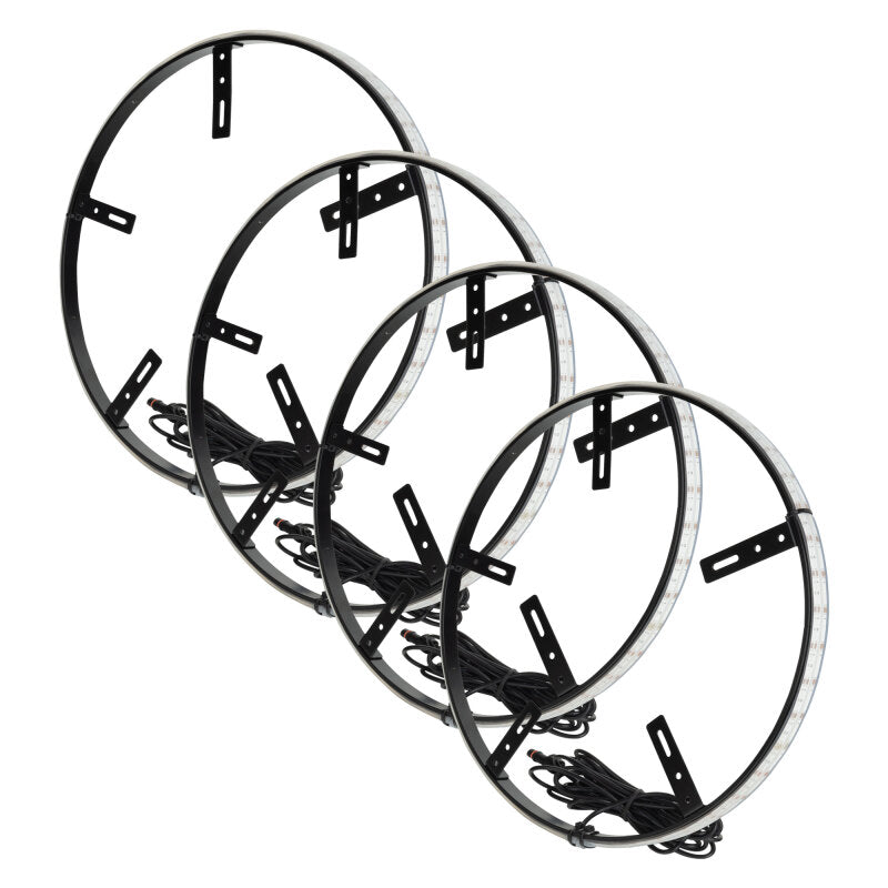 ORL4238-BC2-ORACLE Lighting LED Illuminated Wheel Rings 16.5in PLASMA ColorSHIFT w/BC2 Bluetooth Controller-Light Strip LED-ORACLE Lighting