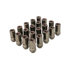 Load image into Gallery viewer, WHMHR5007TR-Wheel Mate Muteki HR50 Open End Lug Nuts - Titanium Chrome w/ Red Ring 14x1.50-Lug Nuts-Wheel Mate