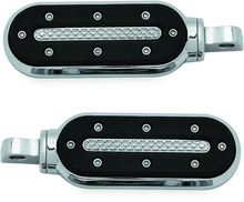 Load image into Gallery viewer, KUR7031-Kuryakyn Heavy Industry Pegs With Adapters Chrome-Footpegs-Kuryakyn