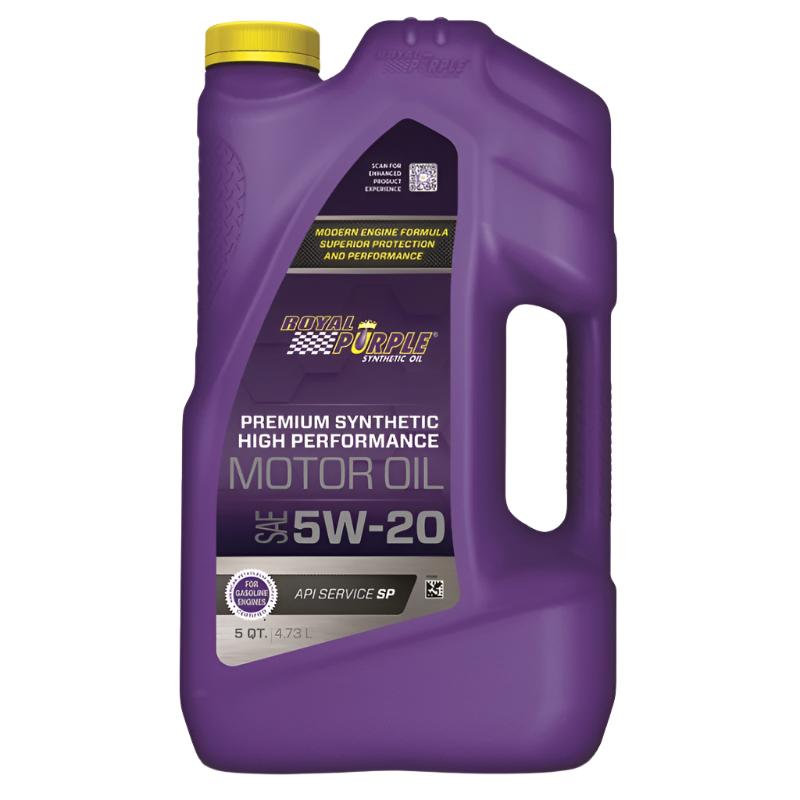 RLP53520-Royal Purple Premium Synthetic High Performance Multi-Grade 5W-20 Motor Oil - 5 Quart-Motor Oils-Royal Purple
