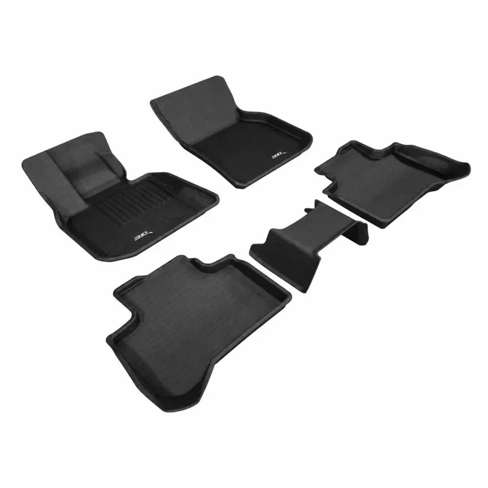 3D MAXpider BMW X3 X4 Kagu Black Full Set Floor Mats