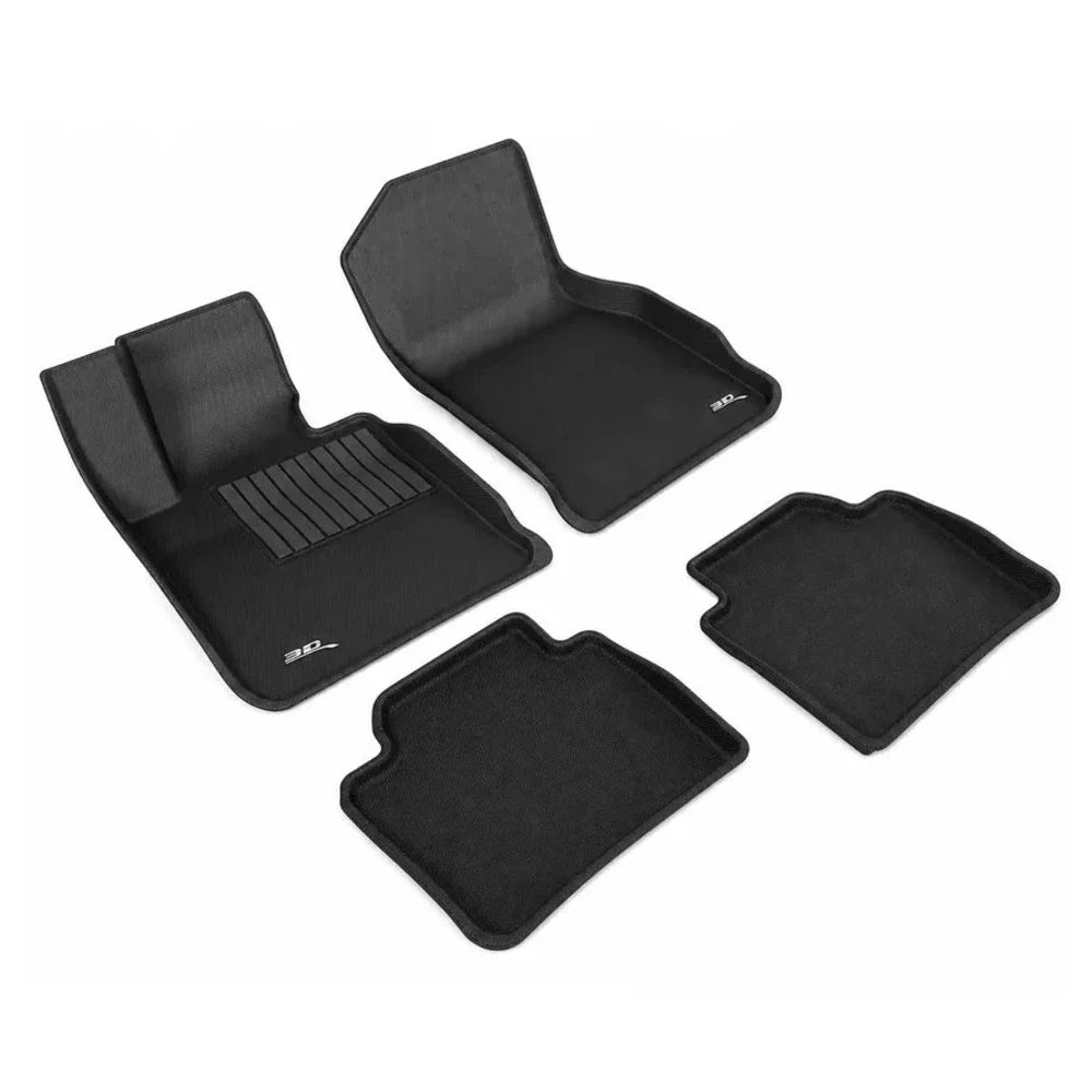 3D MAXpider BMW 4 Series GranCoupe Kagu Black Full Set Floor Mats