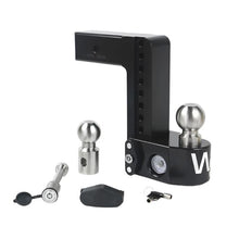 Load image into Gallery viewer, WEIWS8-2.5-KA-CER-BLA-Weigh Safe 8in Drop Hitch w/Built-in Scale &amp; 2.5in Shank (8K/18.5K GTWR) w/WS05 - Black Cerakote-Hitch Ball Mounts-Weigh Safe