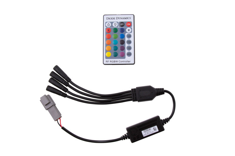 Diode Dynamics RGBW 24-Key M8 RF Controller-Light Accessories and Wiring-Diode Dynamics