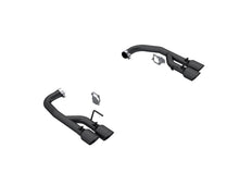 Load image into Gallery viewer, MBRPS7281BLK-MBRP 2024 Ford Mustang GT 5.0L 2.5in Dual Rear Axle-Black Tips - Black-Coated Aluminized Steel-Axle Back-MBRP