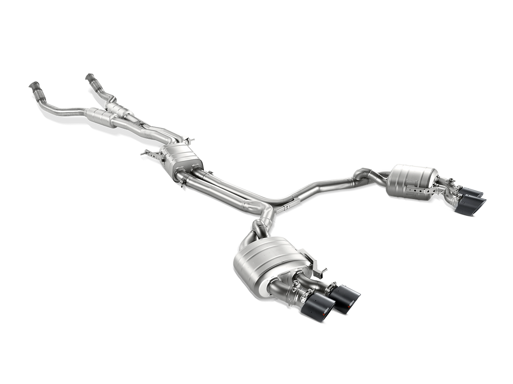 Akrapovic 13-17 Audi S6 Avant/Limousine (C7) Evolution Line Cat Back (Titanium) w/ Carbon Tips-Catback-Akrapovic