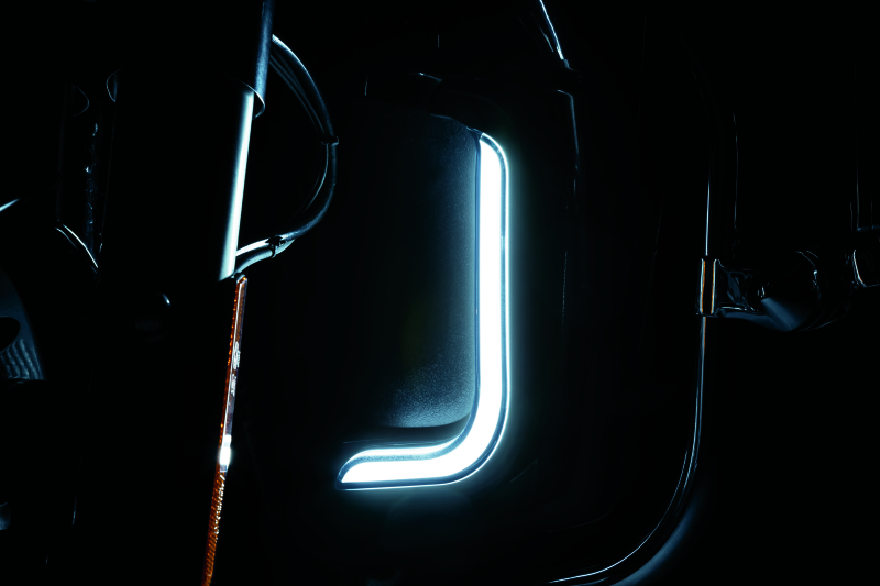 KUR2957-Kuryakyn Tracer LED Fairing Lower Accents Black-Light Bars & Cubes-Kuryakyn