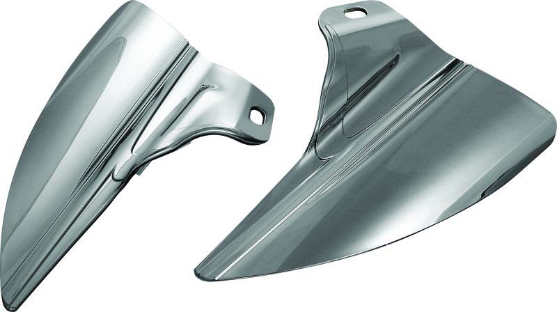 KUR1316-Kuryakyn Saddle Shields Heat Deflectors 09-Up Touring Smoke-Heat Shields-Kuryakyn