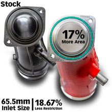 Load image into Gallery viewer, GBE42792-R-Banks Power 17-24 Chevrolet/GMC 2500/3500 6.6L Duramax L5P Monster-Ram Turbo Inlet Elbow - Red-Short Ram Air Intakes-Banks Power