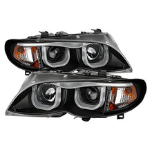 Load image into Gallery viewer, Spyder BMW E46 3-Series 02-05 Projector Headlights Halo Blk
