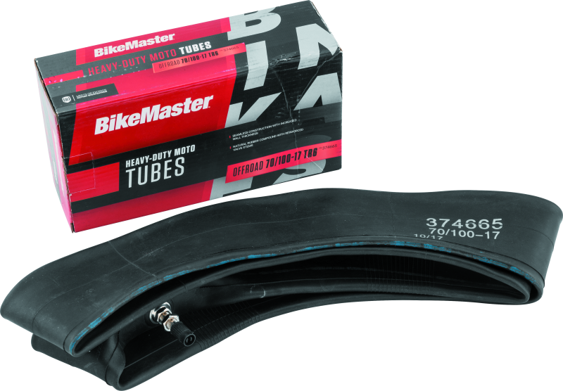 BKM374665-BikeMaster 70/100-17 TR6 Tube Heavy Duty-Tire Tubes-Bike Master