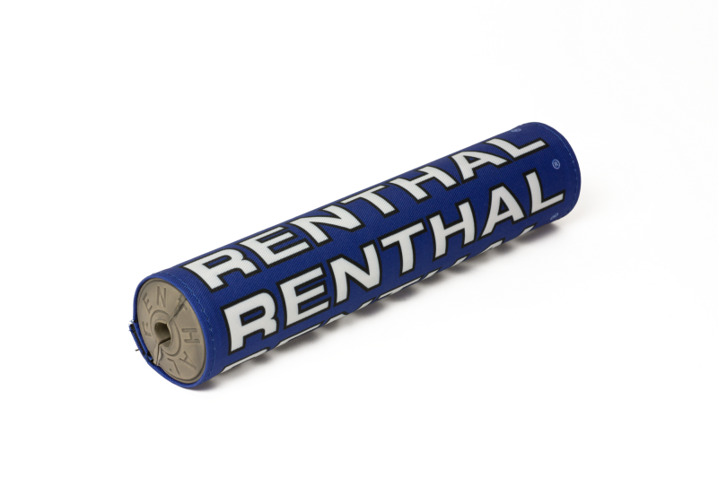 RENP349-Renthal Vintage SX Pad - Blue/ Black/ White-Bar Pads-Renthal