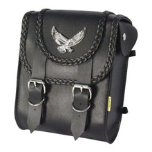 Load image into Gallery viewer, WAM58411-00-Willie &amp; Max Universal Black Magic Sissy Bar Bag (8 inches L x 10 inches H x 4.5 inches W) - Black-Bags - Bike Bags-Willie &amp; Max