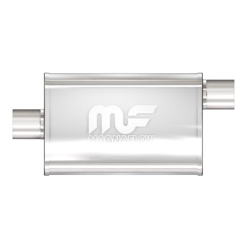 MAG11256-MagnaFlow Muffler Mag SS 18X4X9 2.5/2.5 O/C-Muffler-Magnaflow