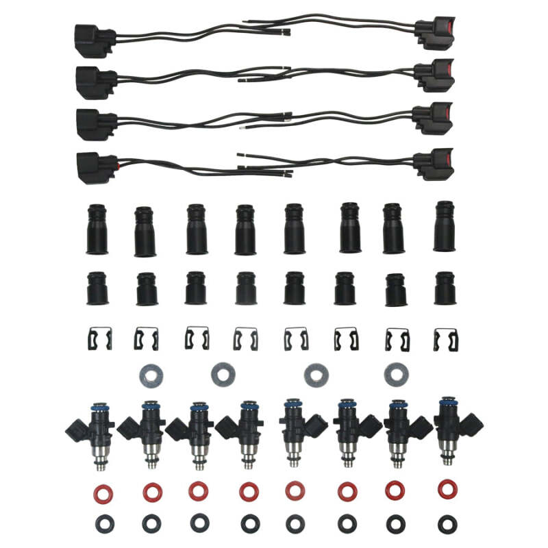 DWK16U-LS-0550-8-DeatschWerks LS 550cc Injector Kit - Set of 8-Fuel Injector Sets - 8Cyl-DeatschWerks