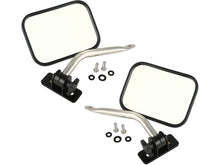 Load image into Gallery viewer, RUG11025.13-Rugged Ridge 97-18 Jeep Wrangler Black Rectangular Quick Release Mirror-Side Mirrors-Rugged Ridge