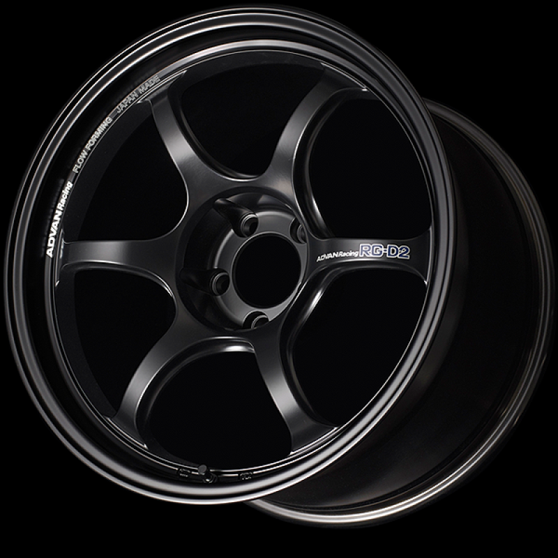 Advan RG-D2 17x8.5 -10MM 6-139.7 Semi Gloss Black Wheel-Wheels - Cast-Advan