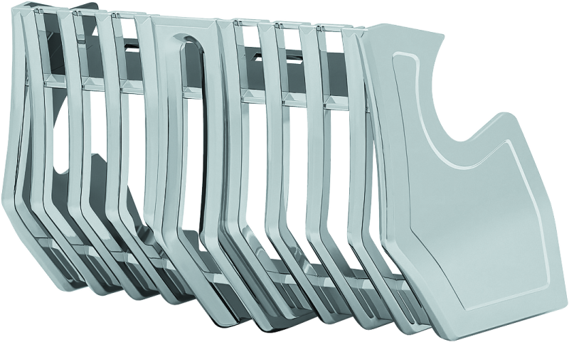 KUR6414-Kuryakyn Coolant Pump Cover Milwaukee-8 Chrome-Water Pumps-Kuryakyn