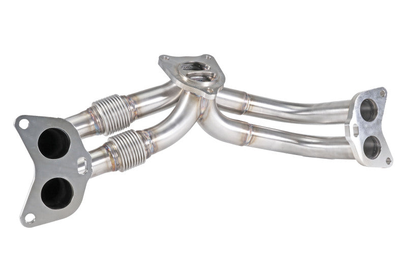 PERPSP-EXT-058-Perrin 22-24 Subaru WRX / 20-24 OBXT & Legacy XT / 19-24 Ascent Equal Length Header - Brushed SS-Headers & Manifolds-Perrin Performance