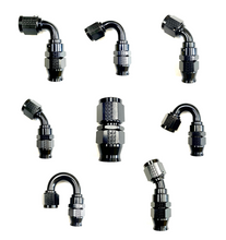 Load image into Gallery viewer, Fragola -10AN Real Street x 30 Degree Hose End Black For PTFE Hose-Fittings-Fragola