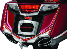 Load image into Gallery viewer, KUR3237-Kuryakyn L.E.D. Vertical Rear Light Strips 12-17 GL1800 Chrome Red Lens-Light Bars &amp; Cubes-Kuryakyn