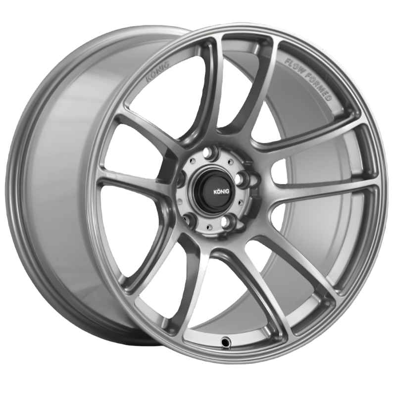 KNGHL8851442T-Konig Heliogram 18X8.5 5X114.3 ET42 Titanium Metallic Knurled Bead Flow Formed-Wheels - Cast-Konig