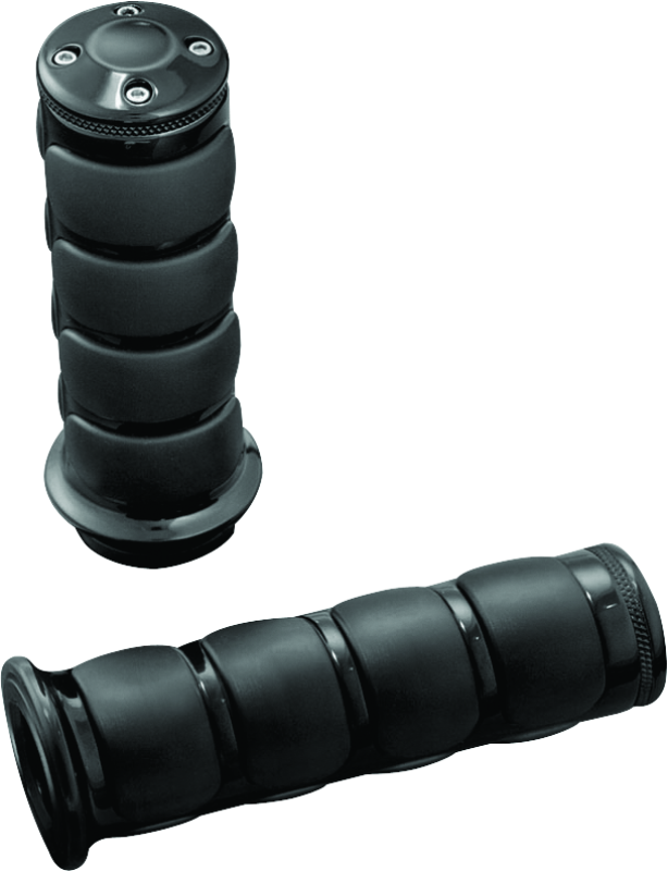 KUR6341-Kuryakyn ISO Grip Universal 7/8in Gloss Black-Grips-Kuryakyn