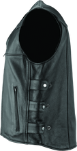 Load image into Gallery viewer, RIV094405-River Road Plains Leather Vest Black - Small-Vests-River Road