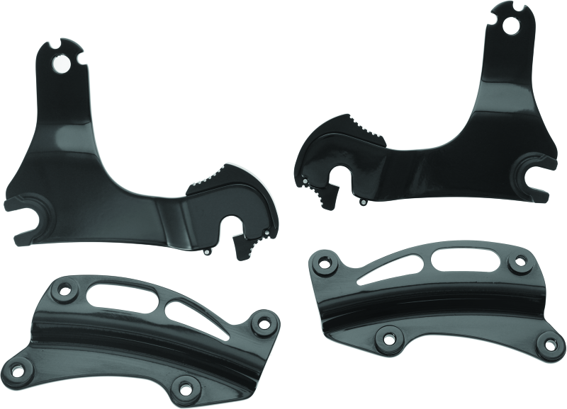 KUR7088-Kuryakyn Quick Release Mount For Multi-Purpose Backrest 14-Up Touring Models Black-Seats-Kuryakyn