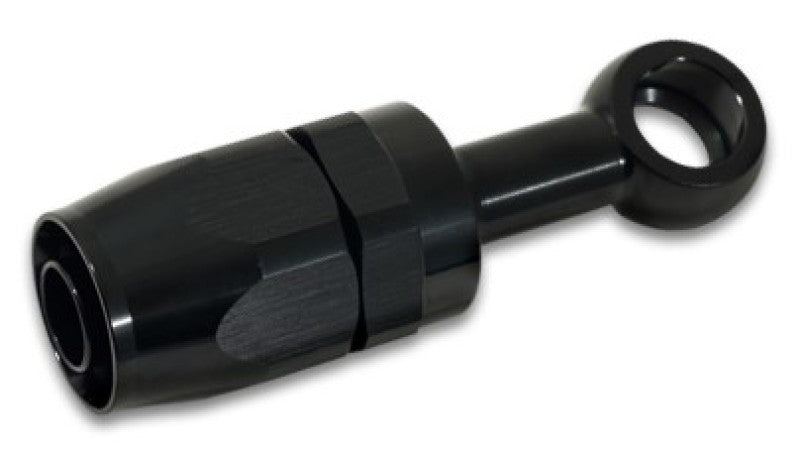 Vibrant -8AN Banjo Hose End Fitting for use with M18 Banjo Bolt - Aluminum Black-Fittings-Vibrant