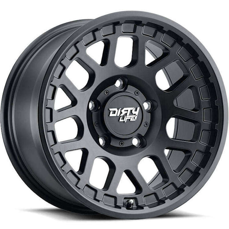 Dirty Life 9306 Mesa 17x9 / 5x127 BP / -12mm Offset / 78.1mm Hub Matte Black Wheel-Wheels - Cast-Dirty Life