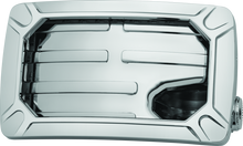 Load image into Gallery viewer, KUR3192-Kuryakyn Nova Curved Horizontal Mount Side License Plate Holder Chrome-License Plate Relocation-Kuryakyn