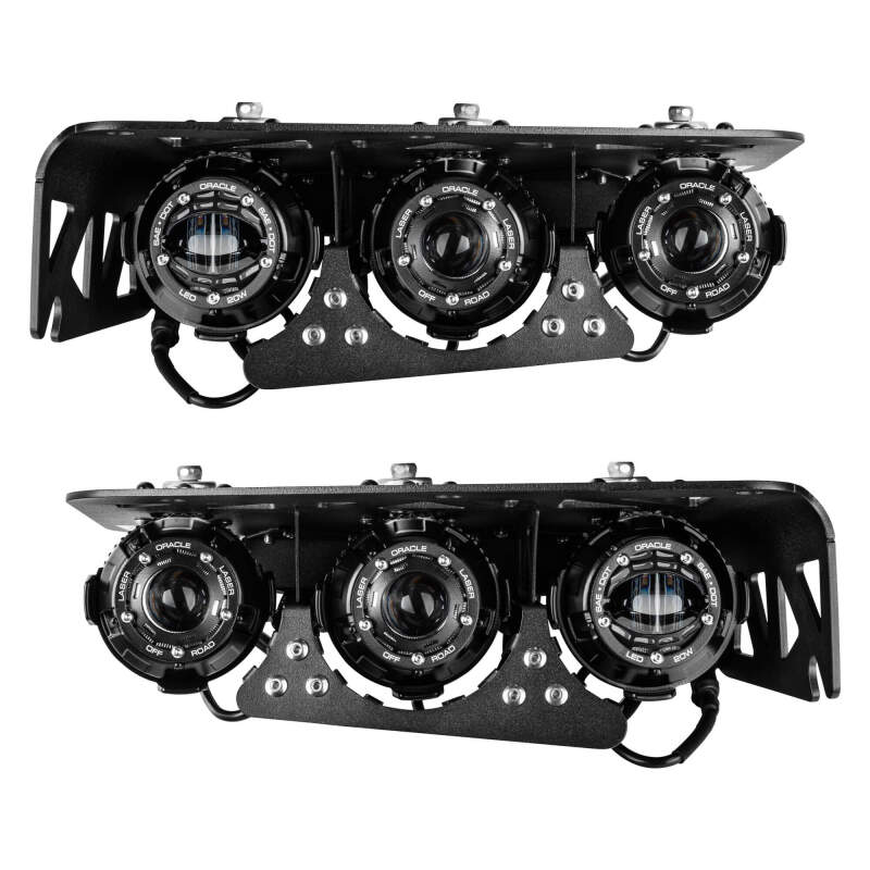 ORL5928-LZZ-001-Oracle Lighting 21-24 Ford Bronco Off Road Laser and LED Fog Light Kit for Steel Bumper SEE WARRANTY-Fog Lights-ORACLE Lighting