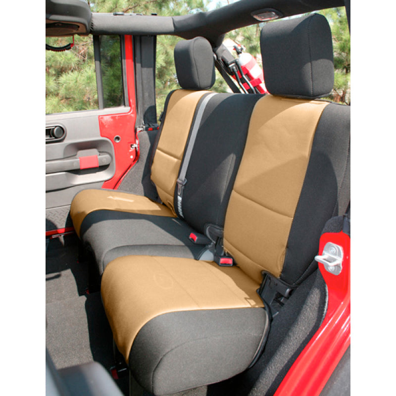 Rugged Ridge Neoprene Rear Seat Cover 07-18 Jeep Wrangler JKU-Seats-Rugged Ridge