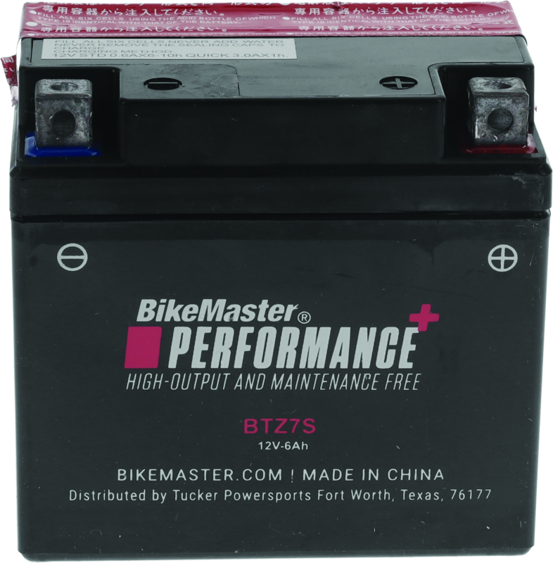 BKM781380-BikeMaster BTZ7S Battery-Batteries-Bike Master