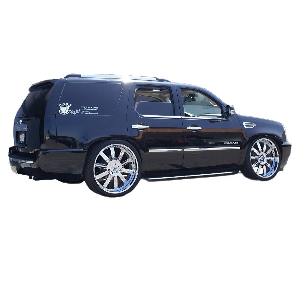 Air Lift kit installed on Cadillac Escalade rear axle