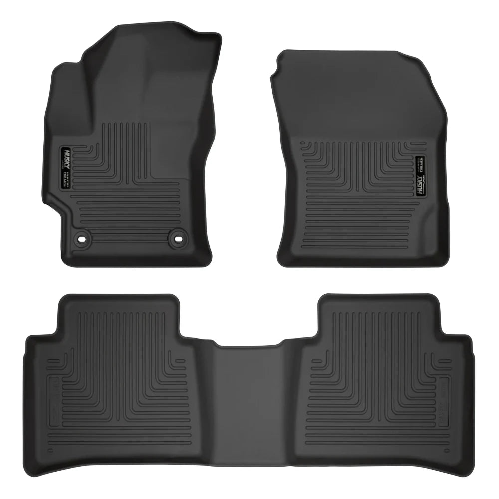 Husky Liners 2020 Toyota Corolla Weatherbeater Black Front & 2nd Seat Floor Liners - Husky Liners HSL95751