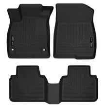 Load image into Gallery viewer, Husky Liners 2018 Honda Accord WeatherBeater Black Front &amp; 2nd Seat Floor Liners - Husky Liners HSL95741